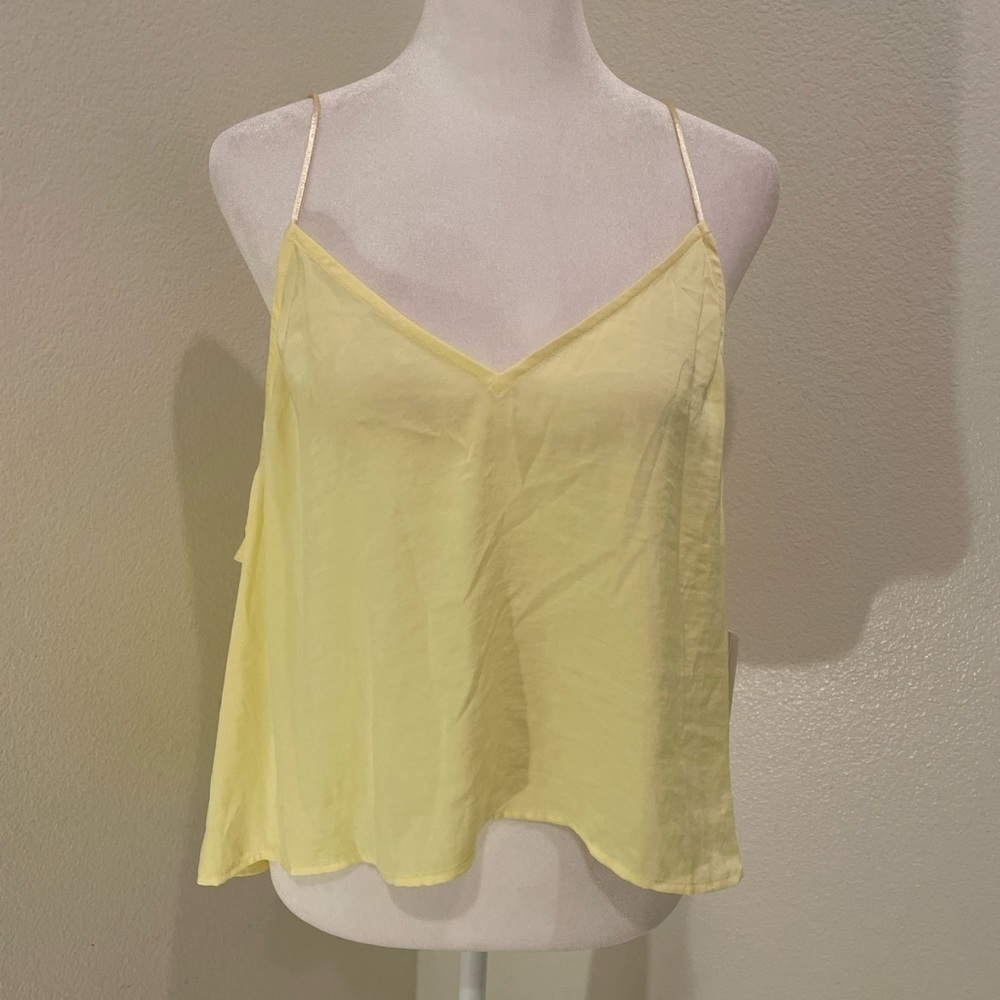 NWT Womens Tank Top Yellow Lemonade BP. Size 1X​​​​​​​